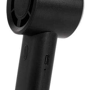 Ventilatore portatile ricarcabile Twist in rPlastica RCS - personalizzabile con logo