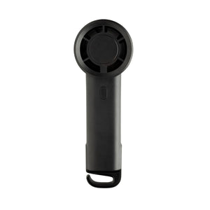 Ventilatore portatile ricarcabile Twist in rPlastica RCS - personalizzabile con logo