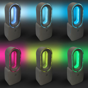 Ventilatore senza pale inSideOut Brislux con luce LED - personalizzabile con logo