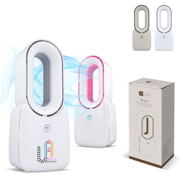 Ventilatore senza pale inSideOut Brislux con luce LED - personalizzabile con logo