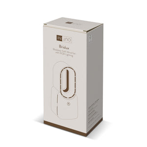 Ventilatore senza pale inSideOut Brislux con luce LED - personalizzabile con logo