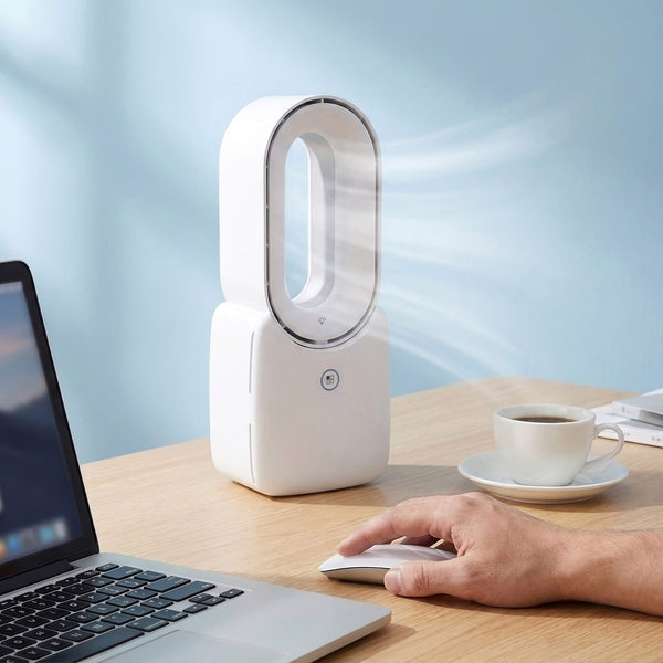 Ventilatore senza pale inSideOut Brislux con luce LED - personalizzabile con logo