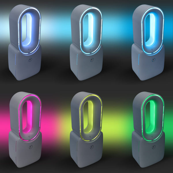 Ventilatore senza pale inSideOut Brislux con luce LED - personalizzabile con logo