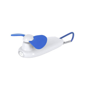 Ventilatore Ticsy blu - personalizzabile con logo