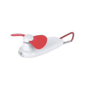 Ventilatore Ticsy rosso - personalizzabile con logo