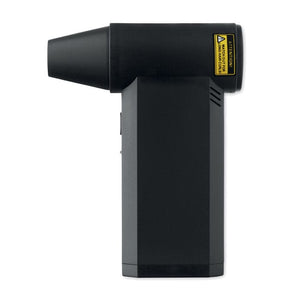 Ventilatore turbo portatile Nero - personalizzabile con logo