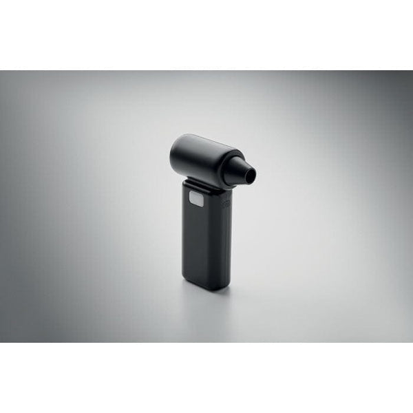 Ventilatore turbo portatile nero Nero - personalizzabile con logo