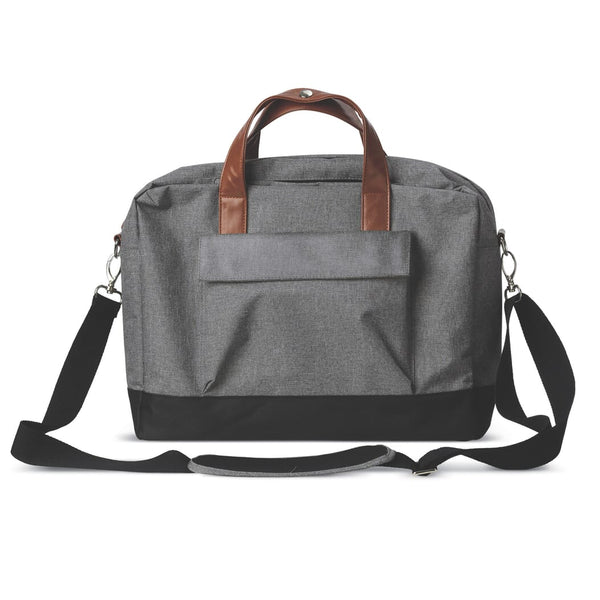 Ventiquattrore Brixton Grigio / nero - personalizzabile con logo