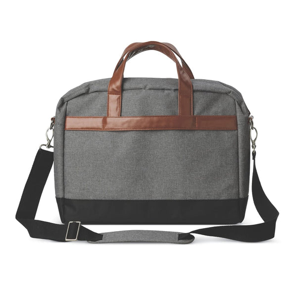 Ventiquattrore Brixton Grigio / nero - personalizzabile con logo