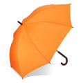 Verdure 190T Pongee 23" Ombrello a gancio antivento Apertura automatica Arancione - personalizzabile con logo