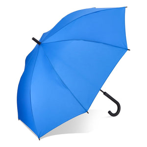 Verdure 190T Pongee 23" Ombrello a gancio antivento Apertura automatica Blu - personalizzabile con logo