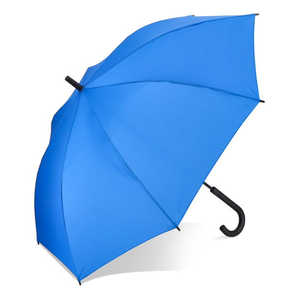 Verdure 190T Pongee 23" Ombrello a gancio antivento Apertura automatica Blu - personalizzabile con logo