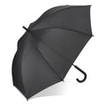 Verdure 190T Pongee 23" Ombrello a gancio antivento Apertura automatica Nero - personalizzabile con logo