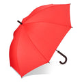 Verdure 190T Pongee 23" Ombrello a gancio antivento Apertura automatica Rosso - personalizzabile con logo