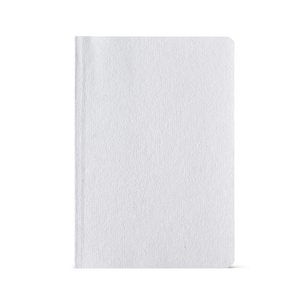 Verne Notebook - Cotone Bianco pastello - personalizzabile con logo