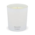 Victorian Candela di Cotone Fresco - bianco Bianco - personalizzabile con logo