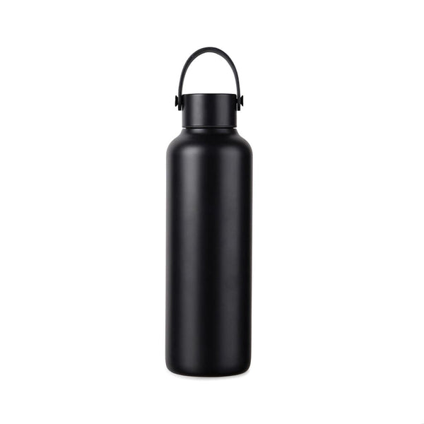 VINGA Bottiglia termica Baltimore in rAcciaio 600ml nero - personalizzabile con logo