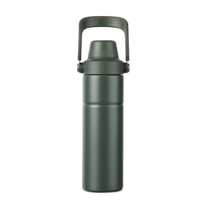 VINGA Bottiglia termica Baltimore trek in SS riciclato 600ml verde - personalizzabile con logo