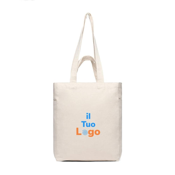 VINGA Hilo AWARE™ borsa con zip in tela riciclata - personalizzabile con logo