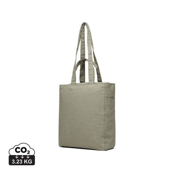 VINGA Hilo AWARE™ borsa con zip in tela riciclata - personalizzabile con logo