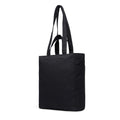 VINGA Hilo AWARE™ borsa con zip in tela riciclata nero - personalizzabile con logo