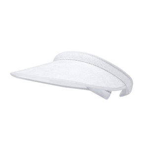 Visiera Varmin bianco - personalizzabile con logo