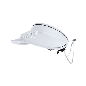 Visiera Ventilatore Akanyi bianco - personalizzabile con logo