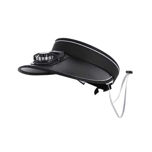 Visiera Ventilatore Akanyi nero - personalizzabile con logo