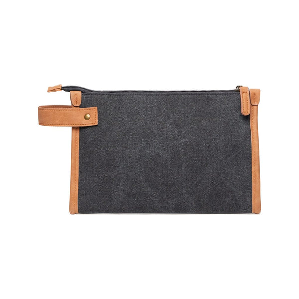 Wash bag VINGA Bosler nero - personalizzabile con logo