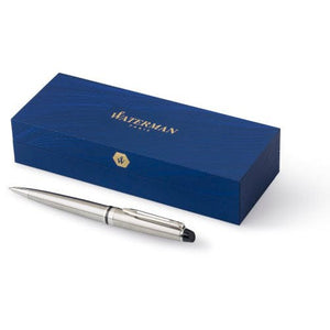 Waterman, penna a sfera Expert in acciaio inox - personalizzabile con logo