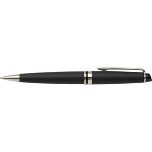 Waterman, penna a sfera Expert in acciaio inox nero - personalizzabile con logo