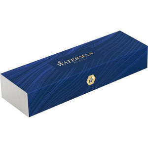 Waterman, penna stilografica Hemisphere in acciaio inox color argento - personalizzabile con logo