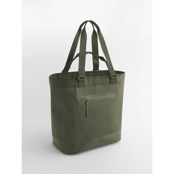 Waterproof 35 Litre Tote Bag verde - personalizzabile con logo