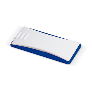 Webcam cover Bianco / blu navy - personalizzabile con logo