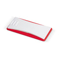 Webcam cover Bianco / Rosso - personalizzabile con logo