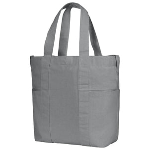 Wellness Shopper Bag Organic grigio - personalizzabile con logo