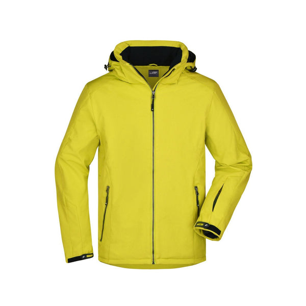 Wintersport Jacket Man giallo / S - personalizzabile con logo