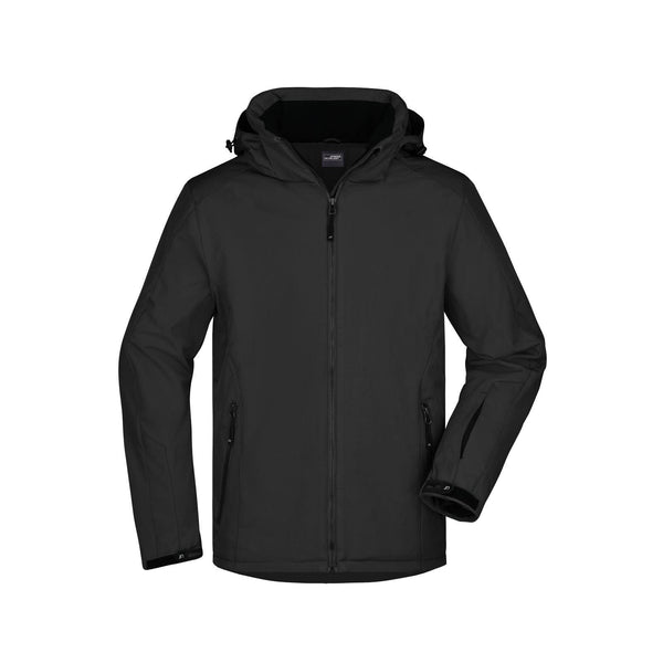 Wintersport Jacket Man nero / S - personalizzabile con logo