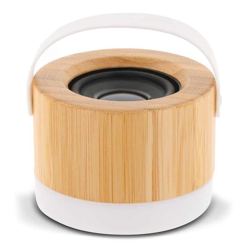 Wireless speaker bamboo 3W beige - personalizzabile con logo