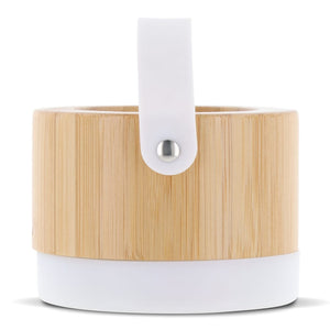 Wireless speaker bamboo 3W beige - personalizzabile con logo