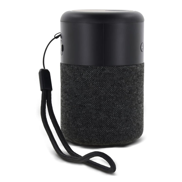 Wireless speaker William with TWS earbuds Nero - personalizzabile con logo