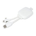 Xoopar Gamma 3 Powerbank 3000mAh rABS Bianco - personalizzabile con logo
