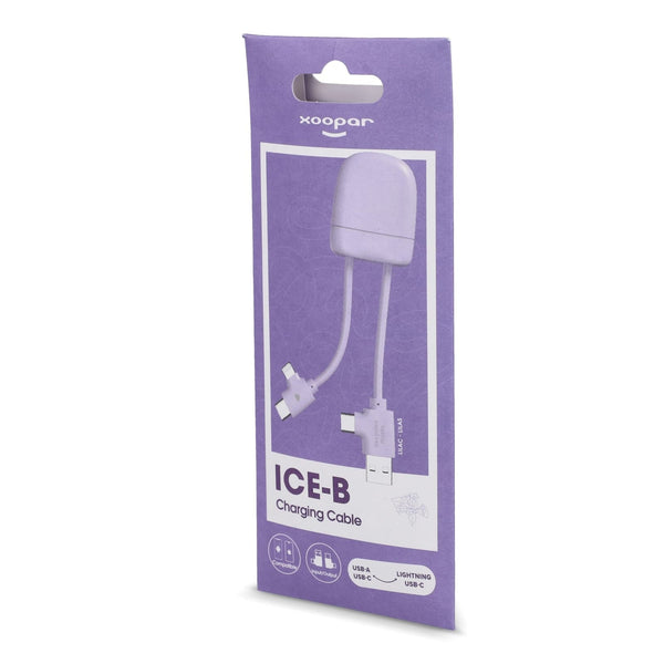 Xoopar ICE-B Cavo di ricarica multipla - personalizzabile con logo