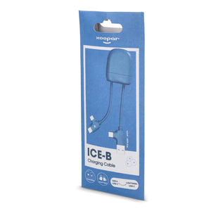 Xoopar ICE-B Cavo di ricarica multipla - personalizzabile con logo
