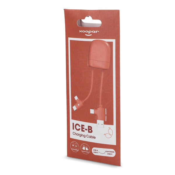 Xoopar ICE-B Cavo di ricarica multipla - personalizzabile con logo