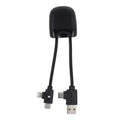 Xoopar ICE-B Cavo di ricarica multipla Nero - personalizzabile con logo
