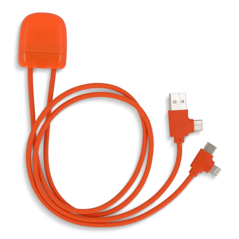 Xoopar Ice-C GRS Cavo Ricarica Arancione - personalizzabile con logo