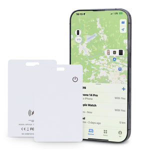 Xoopar ICE-Card Carta Tracker ultrasottile ricaricabile Bianco - personalizzabile con logo