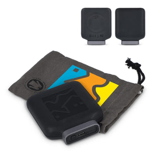 Xoopar Ine Oda Powerbank senza fili compatibile con MagSafe 5000 mAh Nero - personalizzabile con logo