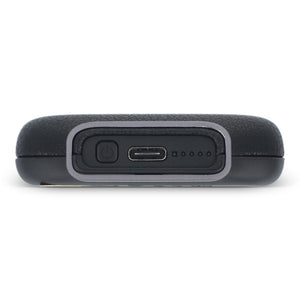 Xoopar Ine Oda Powerbank senza fili compatibile con MagSafe 5000 mAh Nero - personalizzabile con logo